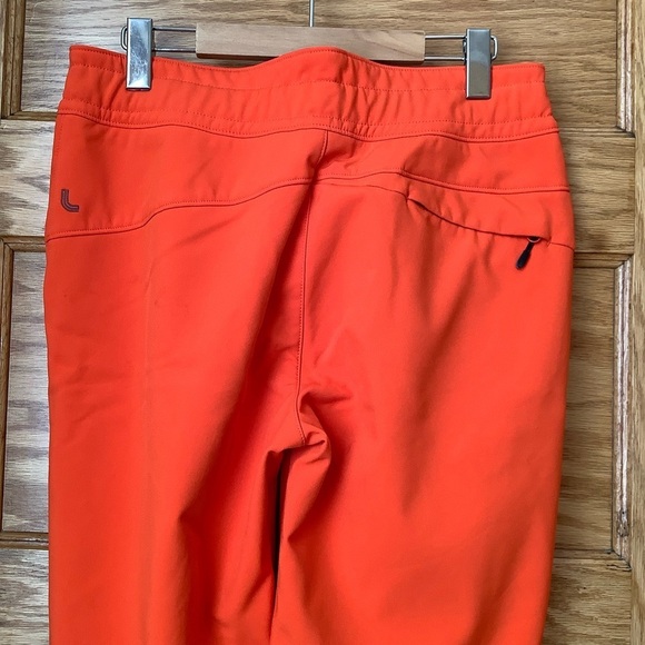 LOLE Orange Soft Shell Fleece Lined Snow Pants Size M - Picture 4 of 16